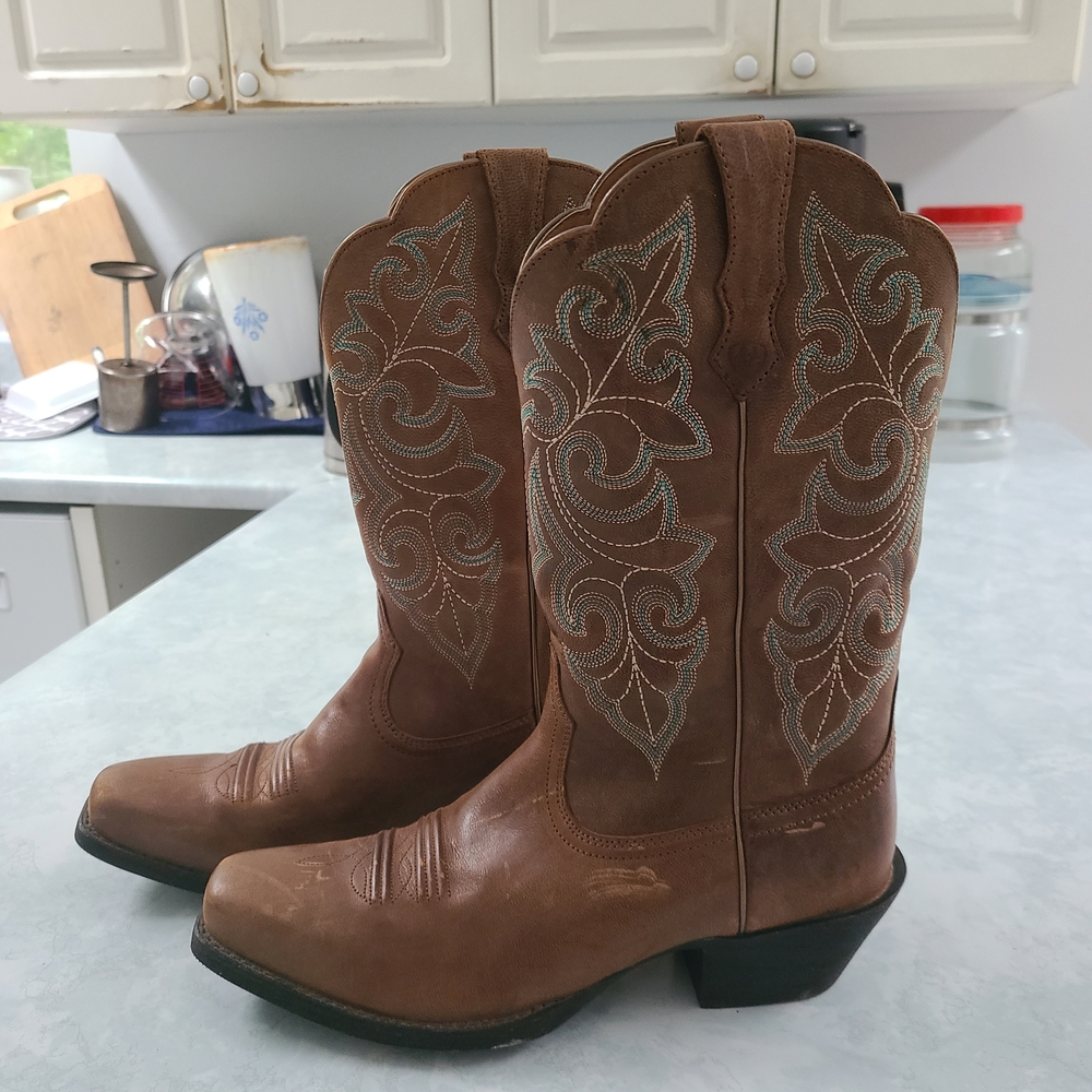 Ariat Tan Heeled Boots